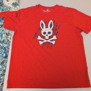 Psycho Bunny Vibrant Red Men Tee